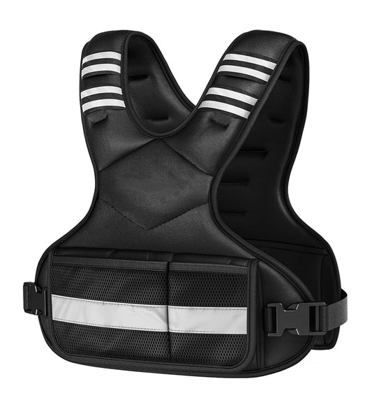 Adjustable men's and women's weight-bearing vests for indoor and outdoor sports