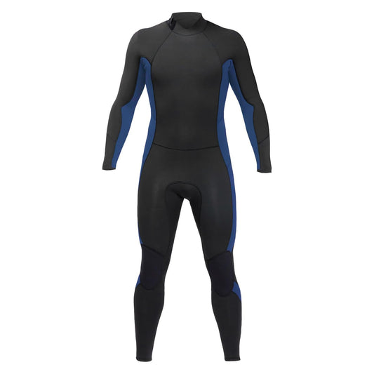 Surfing in a neoprene wetsuit