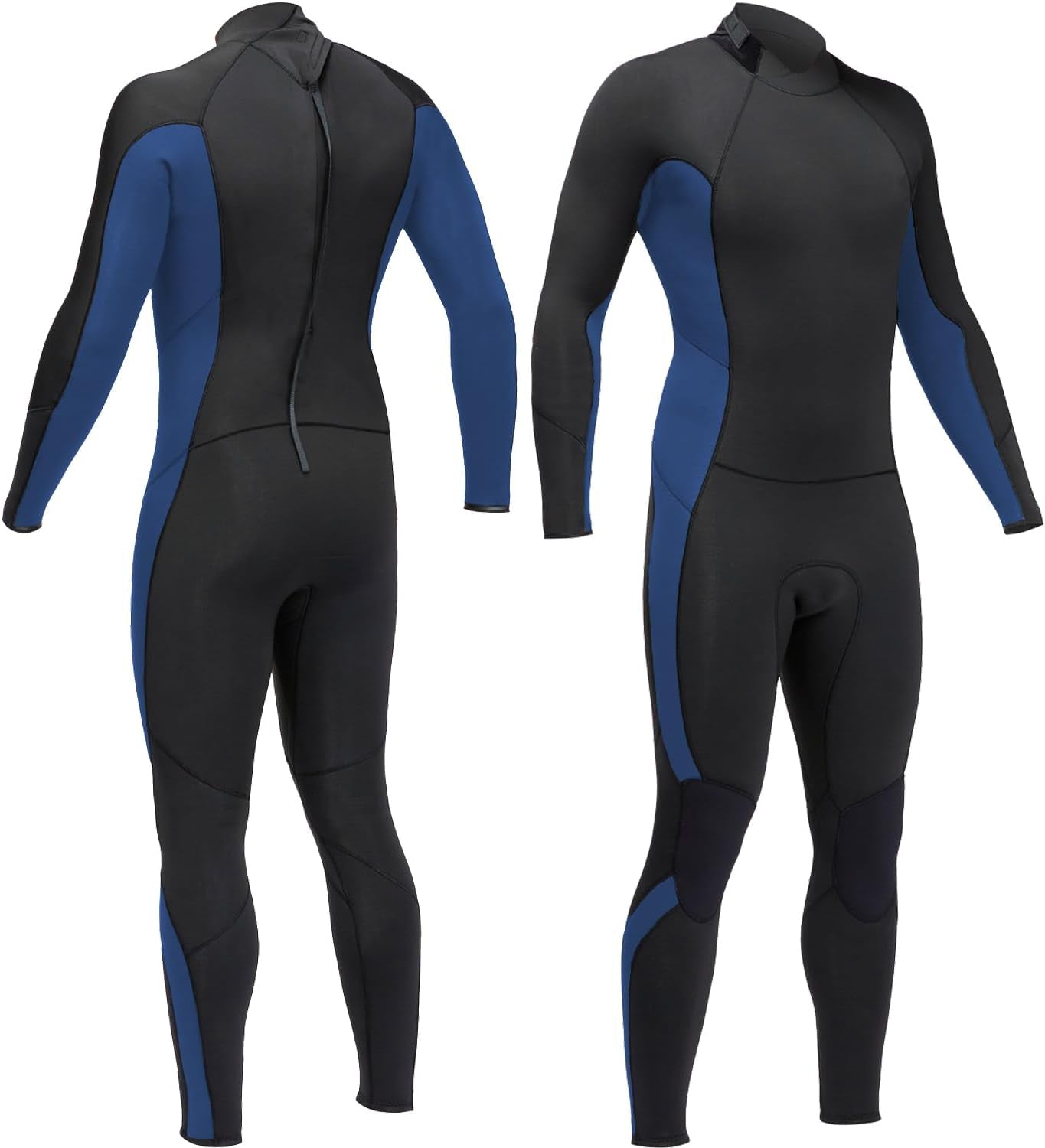Surfing in a neoprene wetsuit