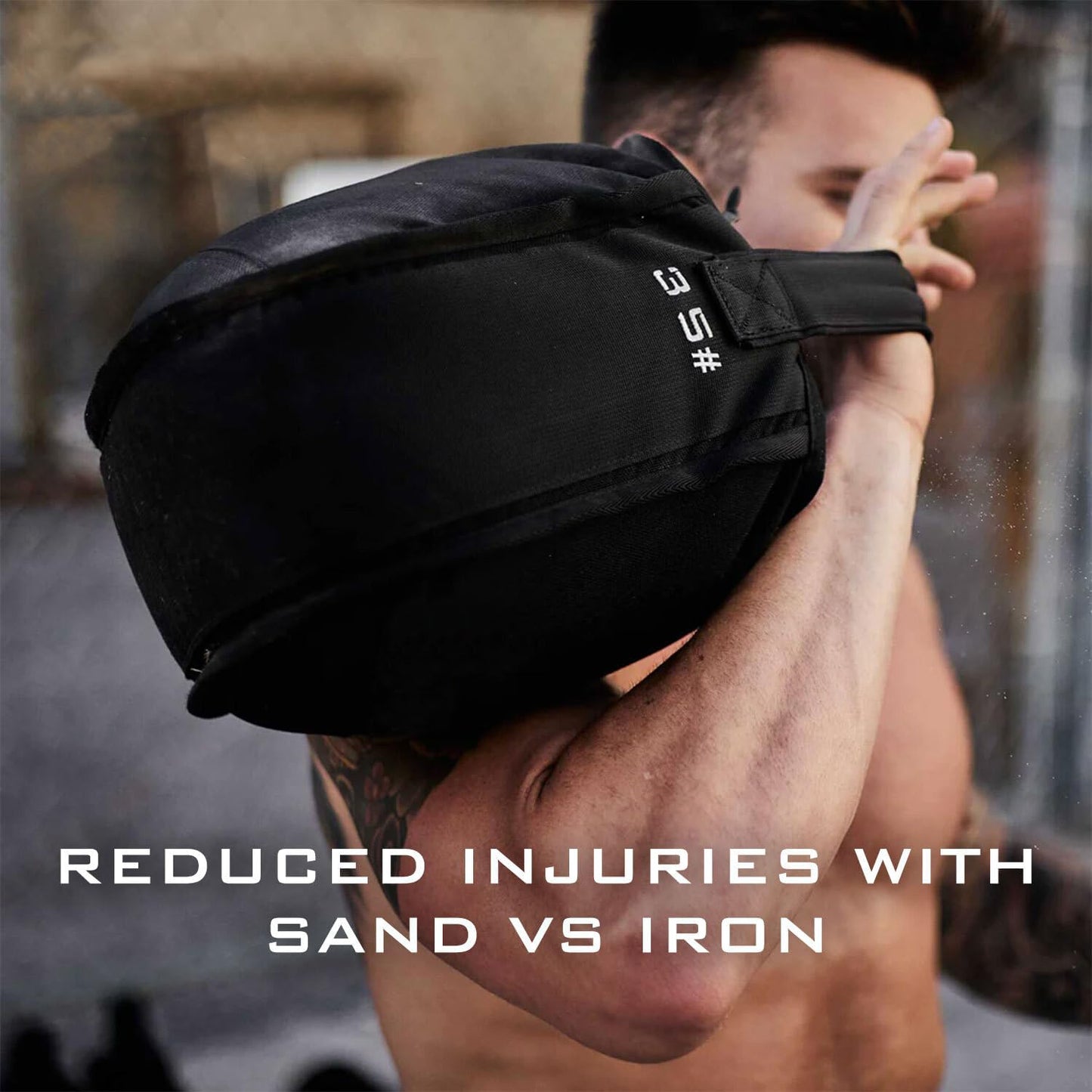 Customized logo sand fitness gym training kettlebell weight carrier