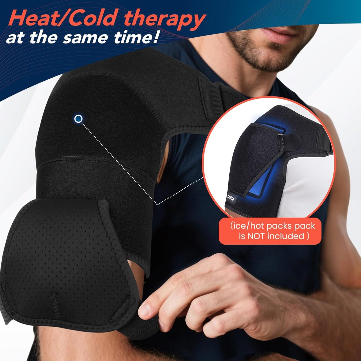 Shoulder support bracket chloroprene protective shoulder sports mat