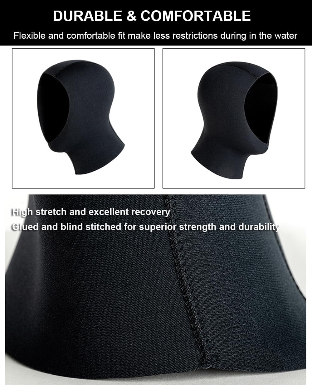 Diving caps for men and women, sun-protective diving caps, winter swimming warmers, diving caps