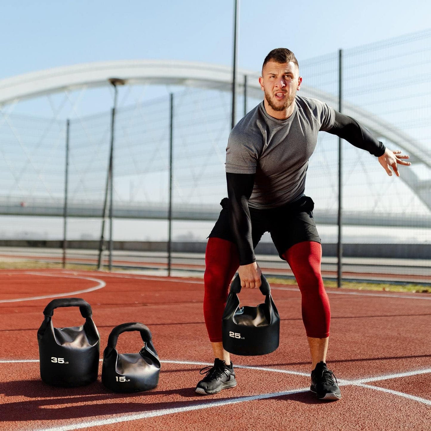 Portable sand pot bell-for home training, fitness, yoga exercise