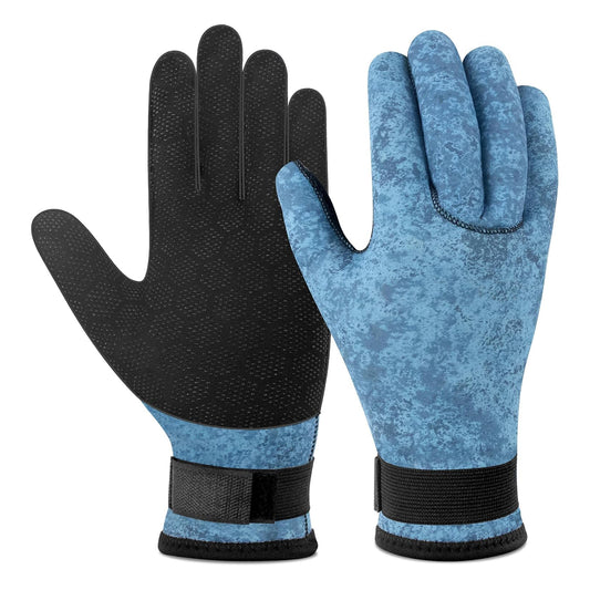 Customized logo waterproof elastic diving gloves 3mm chloroprene sailing snorkeling diving gloves