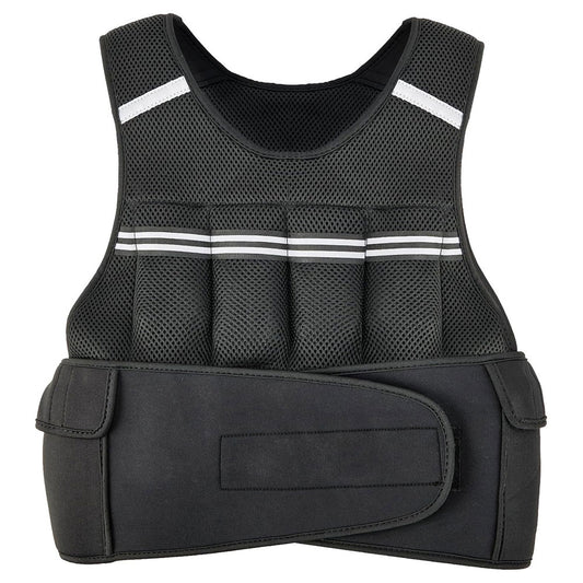 A high quality weighted vest for aerobic running and strength training in the gym
