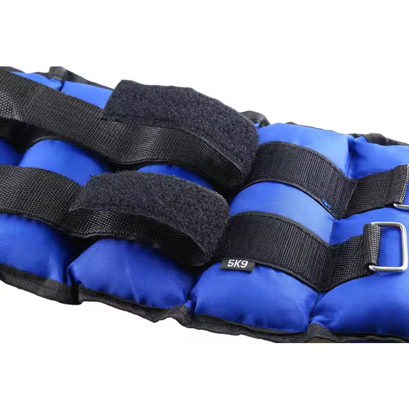 Adjustable leg, wrist and ankle weight fitness sandbag for gym walking and jogging
