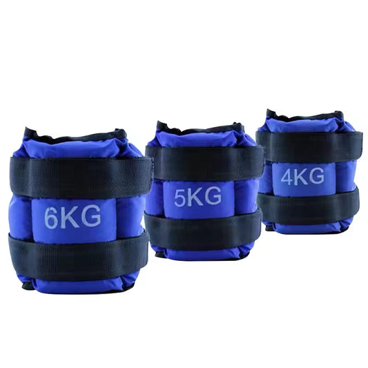 Adjustable leg, wrist and ankle weight fitness sandbag for gym walking and jogging