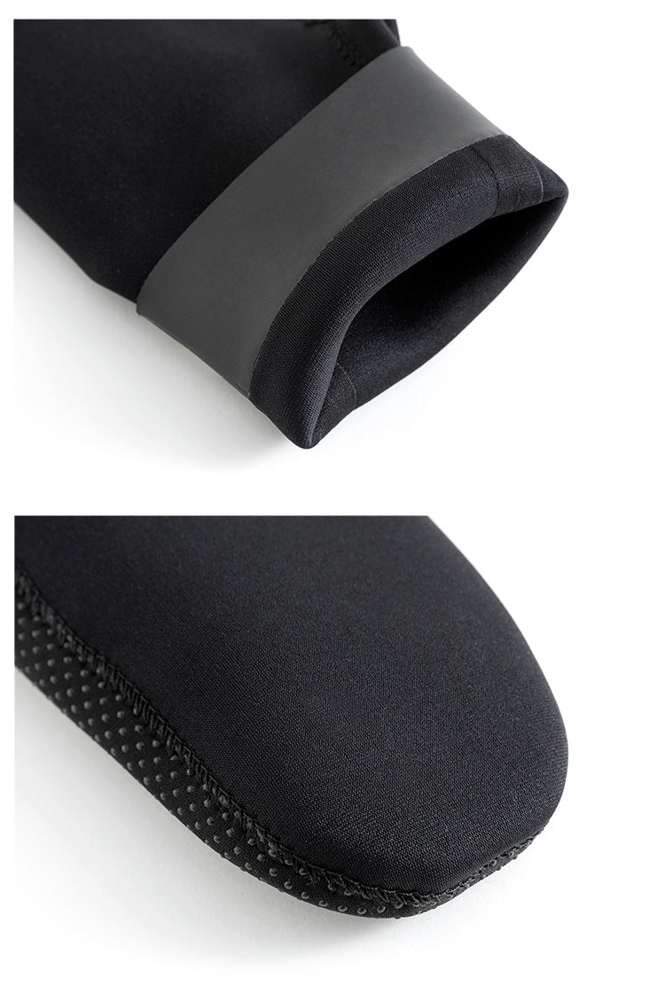 Full protection chloroprene beach swimming socks, anti-slip surf diving waterproof underwater water-resistant chloroprene surf shoes