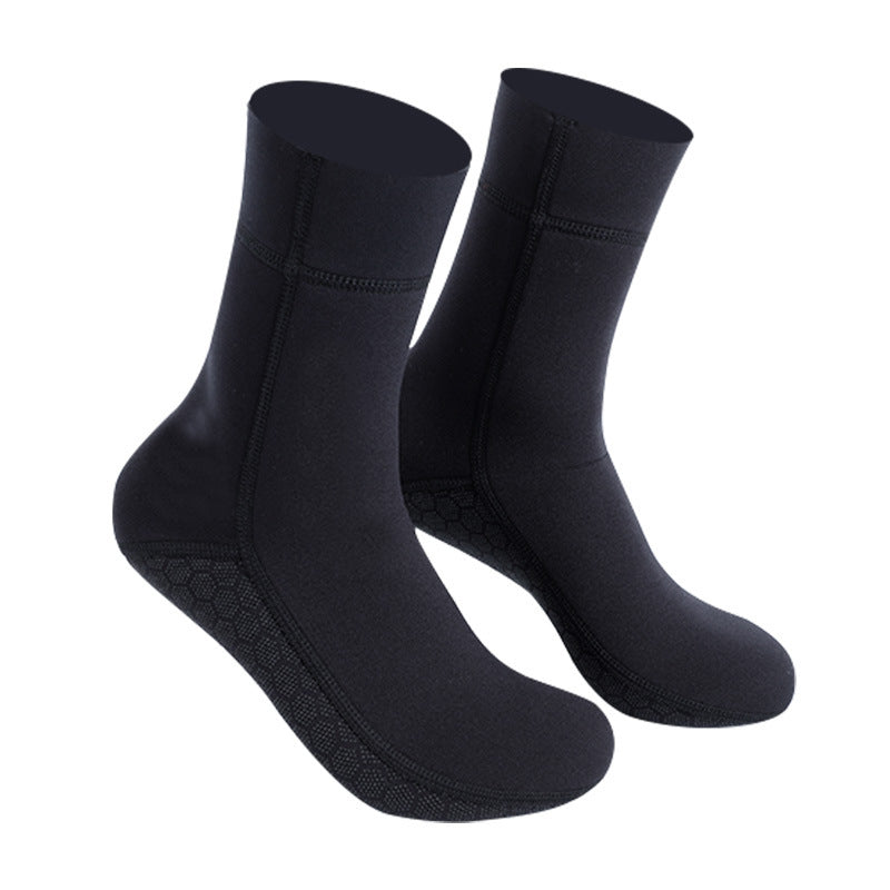 Full protection chloroprene beach swimming socks, anti-slip surf diving waterproof underwater water-resistant chloroprene surf shoes