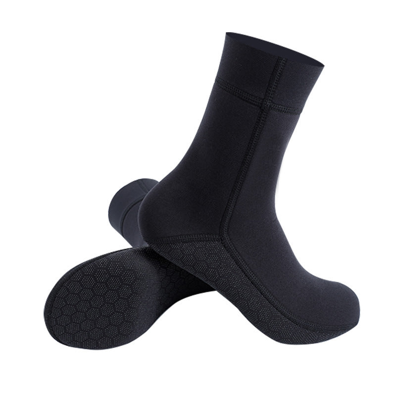 Full protection chloroprene beach swimming socks, anti-slip surf diving waterproof underwater water-resistant chloroprene surf shoes