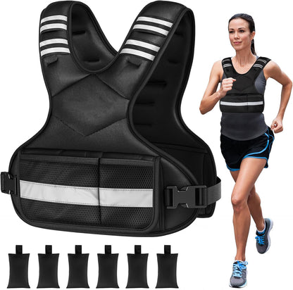 Adjustable men's and women's weight-bearing vests for indoor and outdoor sports
