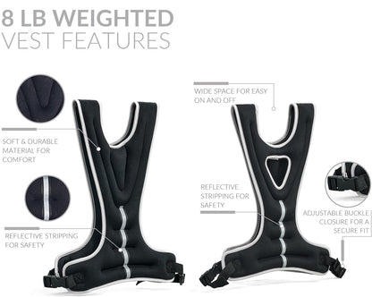 Weight vest exercise, fitness training, running, jogging, walking