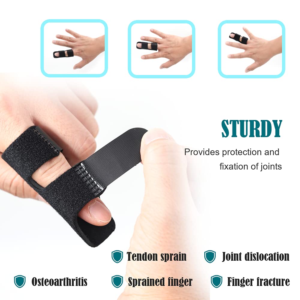 Finger protection Nail clasp splint for tendon release and pain relief, used on index, middle, and ring fingers