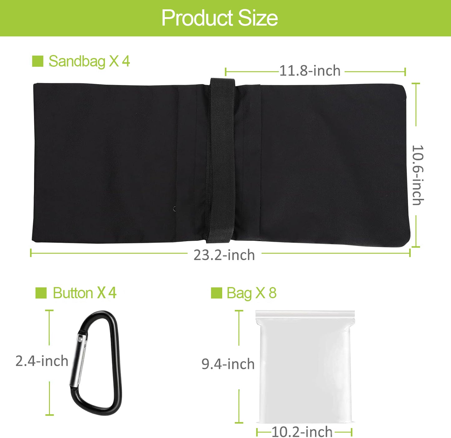 Oxford heavy-duty tent accessories, sandbag weight, garden supplies accessories