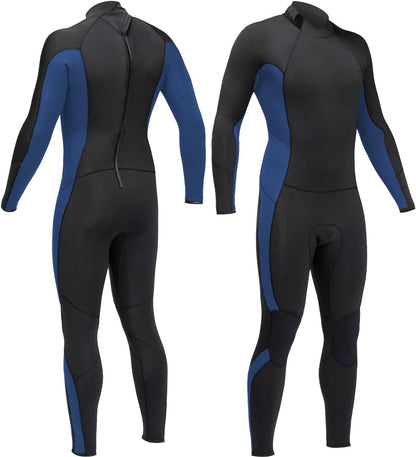 Surfing in a neoprene wetsuit