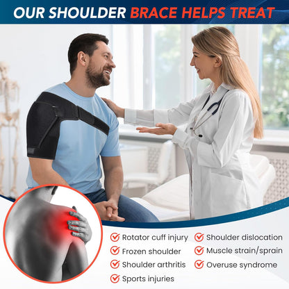Shoulder support bracket chloroprene protective shoulder sports mat