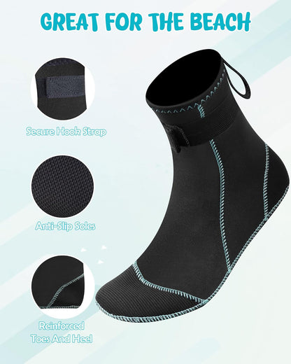 Outdoor beach soccer volleyball socks scuba diving neoprene diving socks for snorkeling free diving