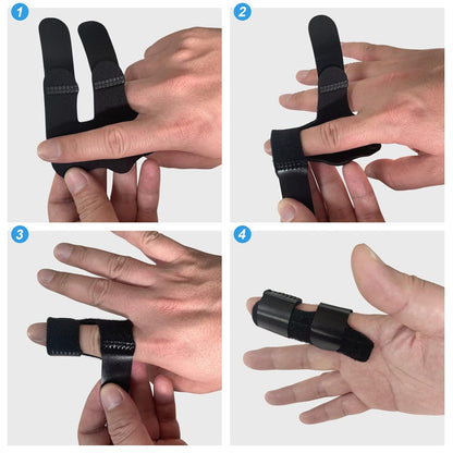 Finger protection Nail clasp splint for tendon release and pain relief, used on index, middle, and ring fingers