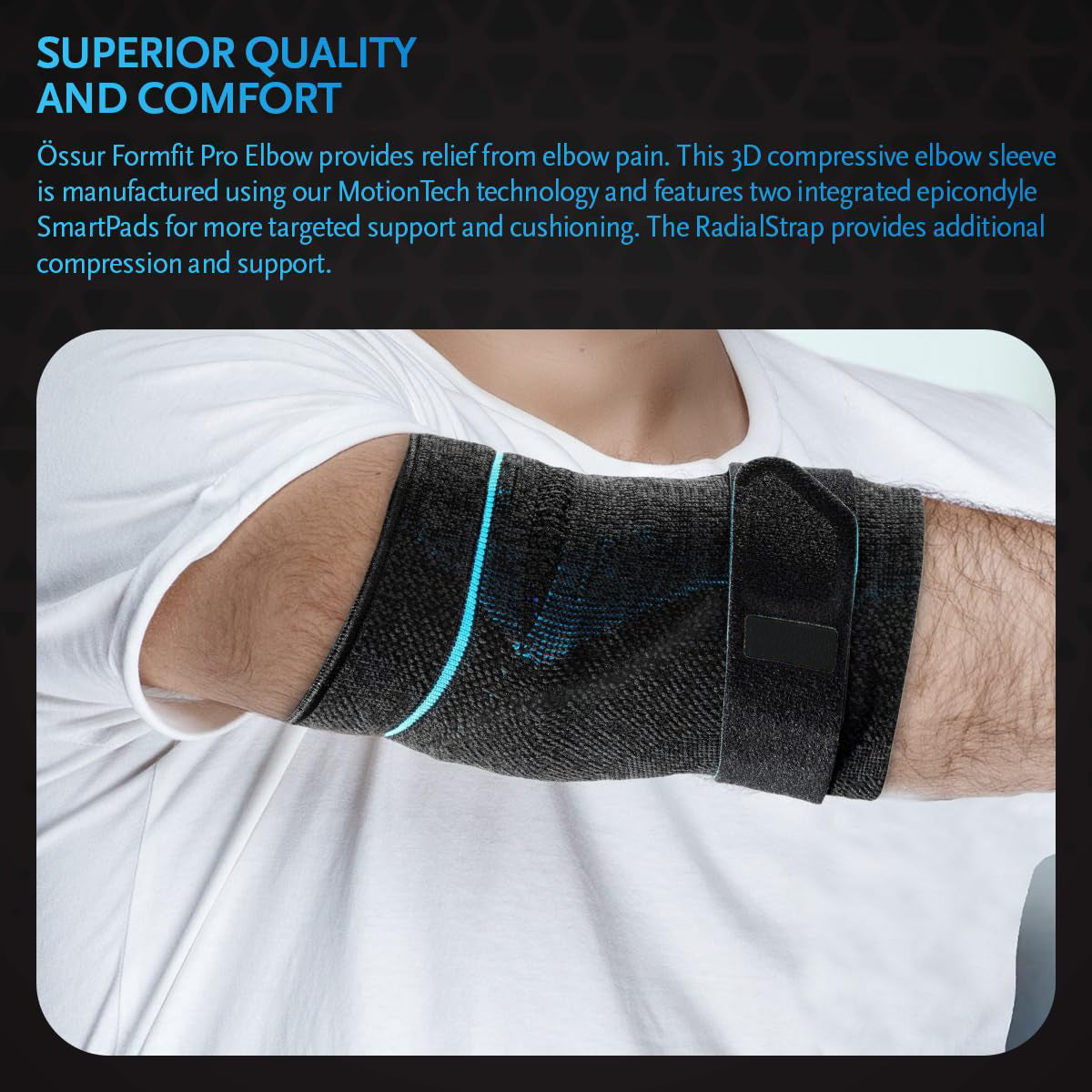 Professional 3D compression elbow brace factory new elastic support for men and women tennis elbow support gym exercise