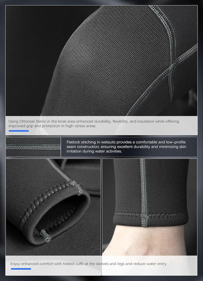 OEM 3mm chloroprene diving suit for men and women