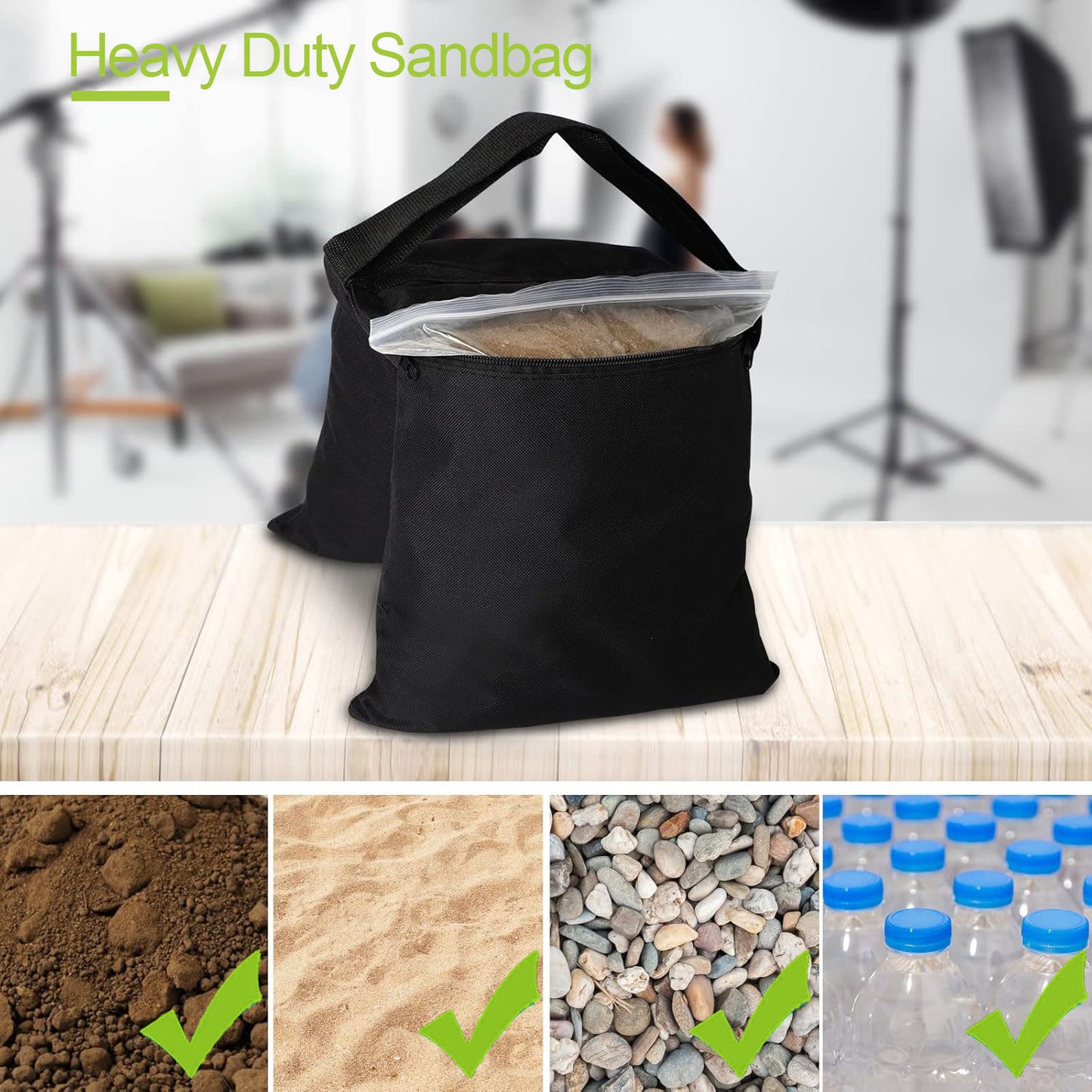 Oxford heavy-duty tent accessories, sandbag weight, garden supplies accessories