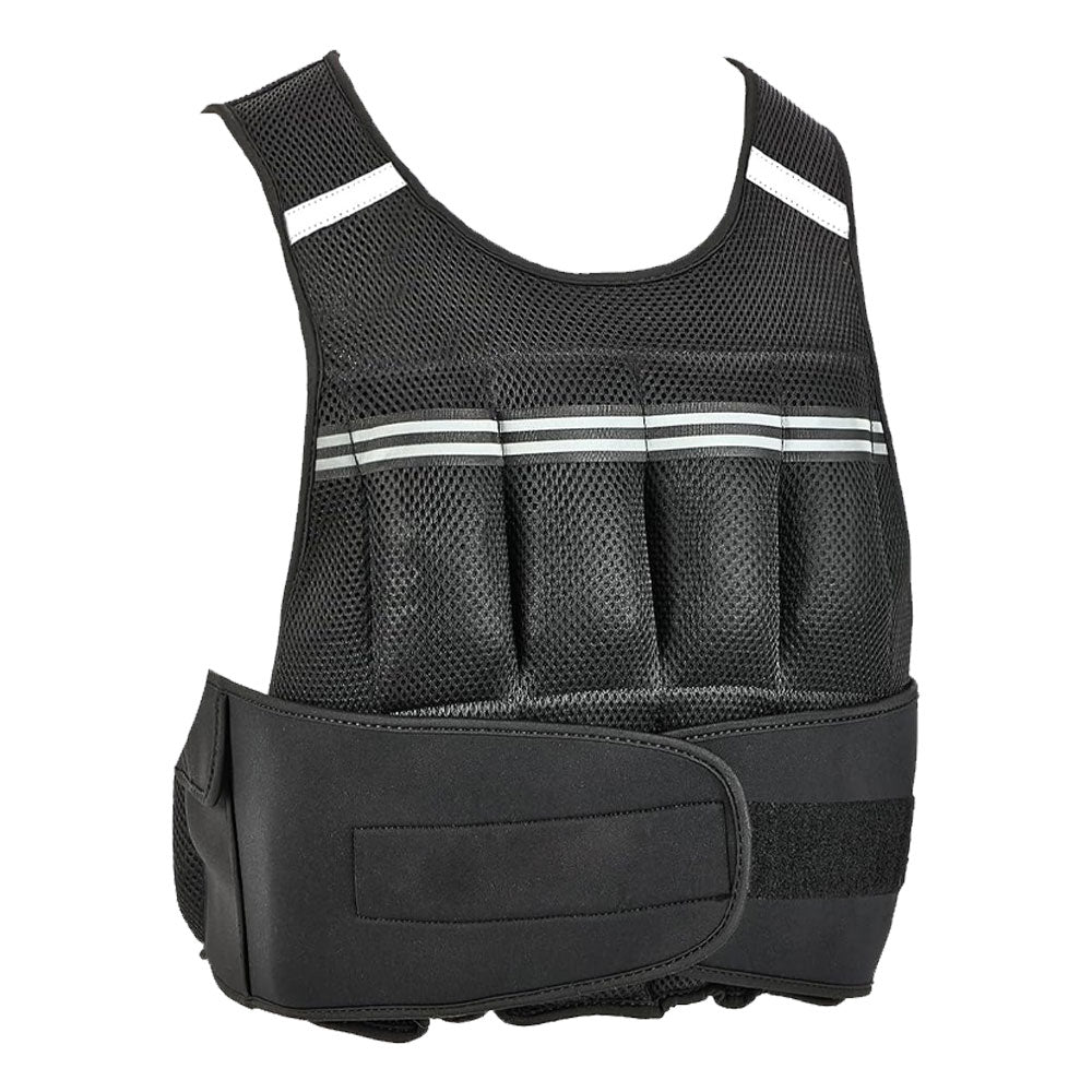 A high quality weighted vest for aerobic running and strength training in the gym