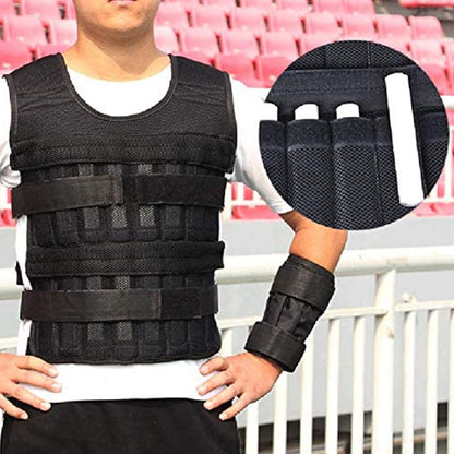 Professional weighted vest 8-20kg gym running fitness training weight loss