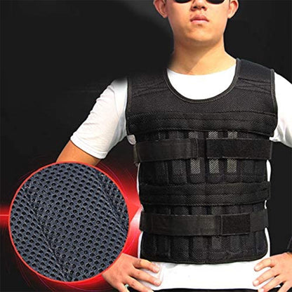 Professional weighted vest 8-20kg gym running fitness training weight loss