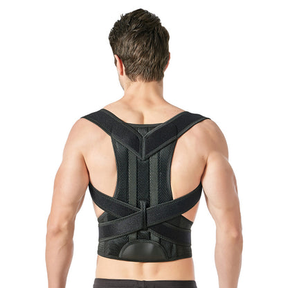 Breathable adjustable back support waist support back shoulder support posture corrector men's and women's vest belt