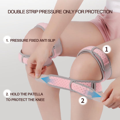 Patellar support for knee pain relief and adjustable chloroprene rubber knee strap for running, hiking, joint injury recovery