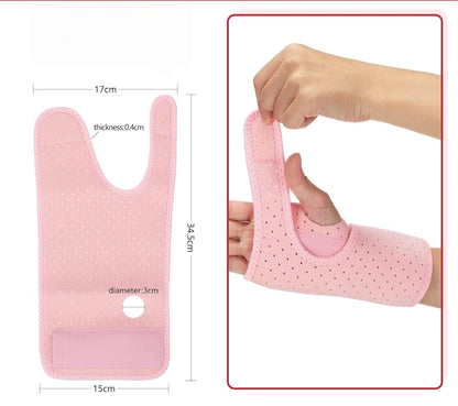 Wrist support, protects and stabilizes the wrist, tenosynovitis, carpal tunnel, splint stabilizer
