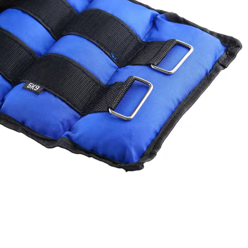 Adjustable leg, wrist and ankle weight fitness sandbag for gym walking and jogging